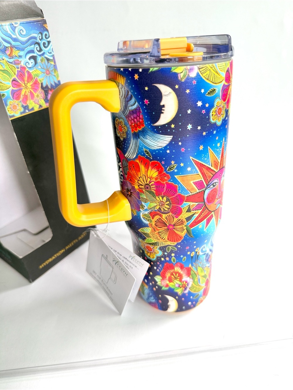 New Laurel Bunch x RainCaper 30 oz metal Celestial Magic tumbler